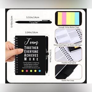 A6 Spiral Journal Notebook with Pen